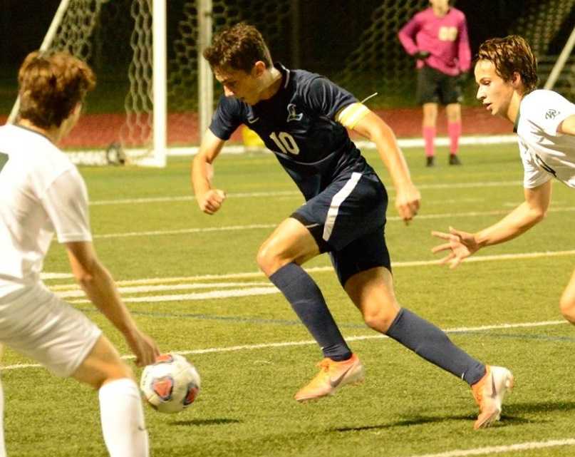 Liberty senior center back Jacob McDaniel has been stellar so far this season. (Photo courtesy Liberty High School)