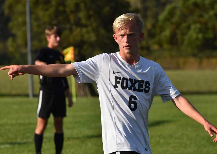 Britton Ullan scored in the 35th and 62nd minute in Monday's 2-1 road win. (Photo by Jeremy McDonald)