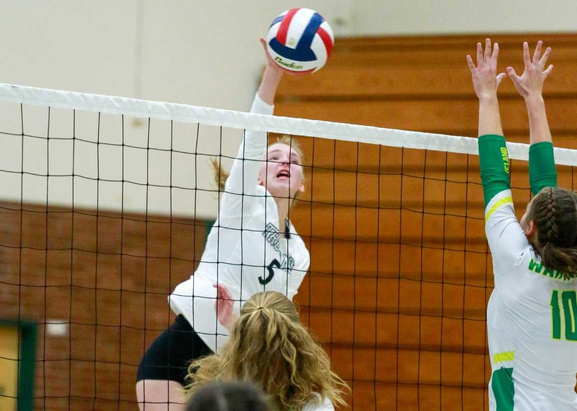 Senior outside hitter Kennedy Stahr leads Wilson in kills. (Photo courtesy Wilson High School)