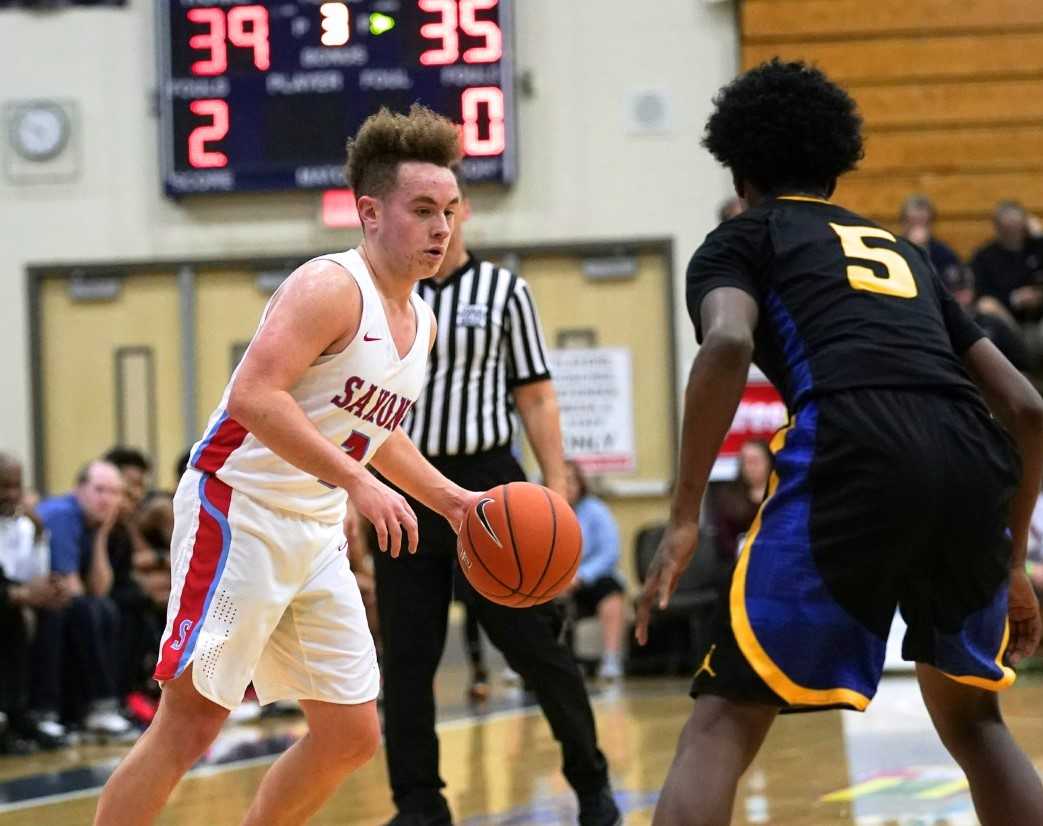 South Salem senior guard Trey Galbraith made 10 three-pointers in a game this season. (Photo by Jon Olson)