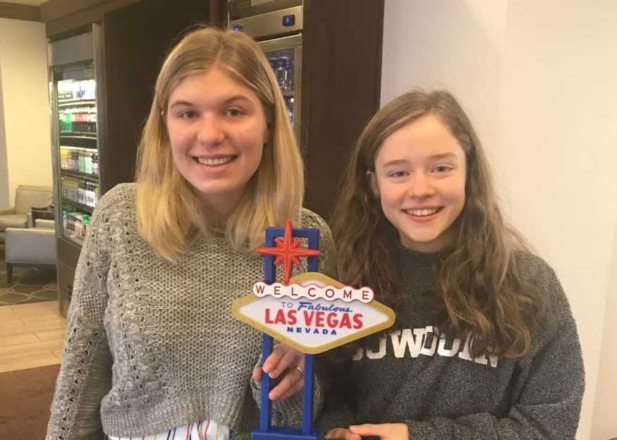 Daisy Hagen (left) and Katrina Carrier qualified for a prestigious national tournament this year.