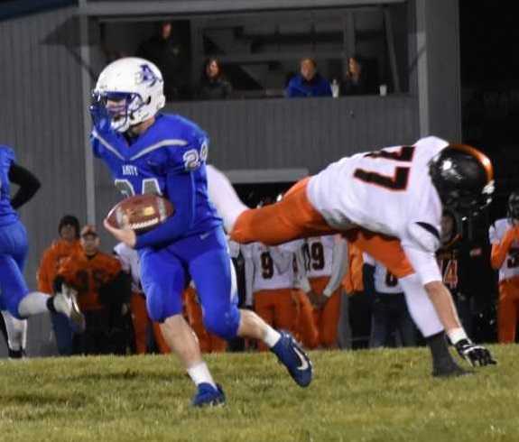 Amity's Brian Hatch rushed for 110 yards on 14 carries Friday. (Photo by Jeremy McDonald)