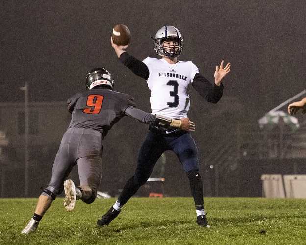 Wilsonville's Nathan Overholt has thrown 28 touchdown passes this season. (Fontaine Rittelman/OregonLive)