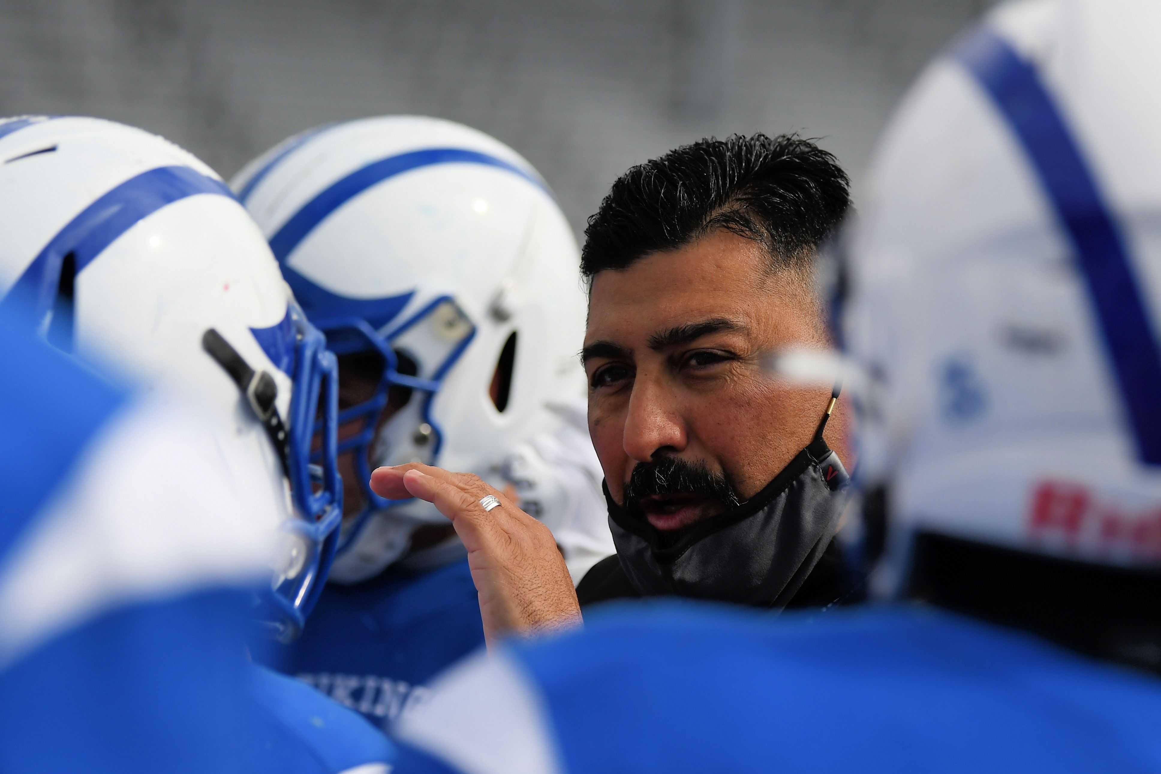 Mazama coach Vic Lease was inundated with messages after taking down 5A champ Thurston. (Leon Neuschwander/SBLive)