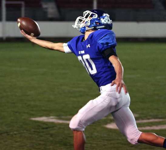 Jaidyn Jackson, who had 13 interceptions for St. Paul in 2017, is a four-year starter. (Photo by Logan Haven)