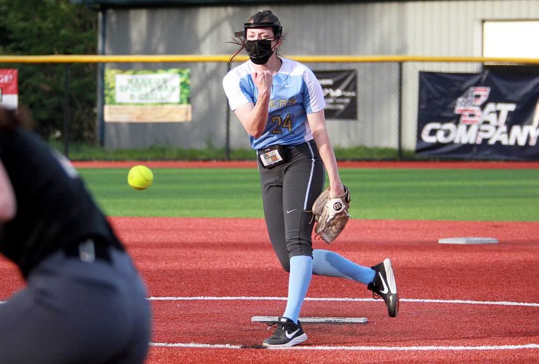 Lakeridge's Holly Beeman struck out 145 batters and hit .404 with nine home runs this season. (Miles Vance/Pamplin Media)