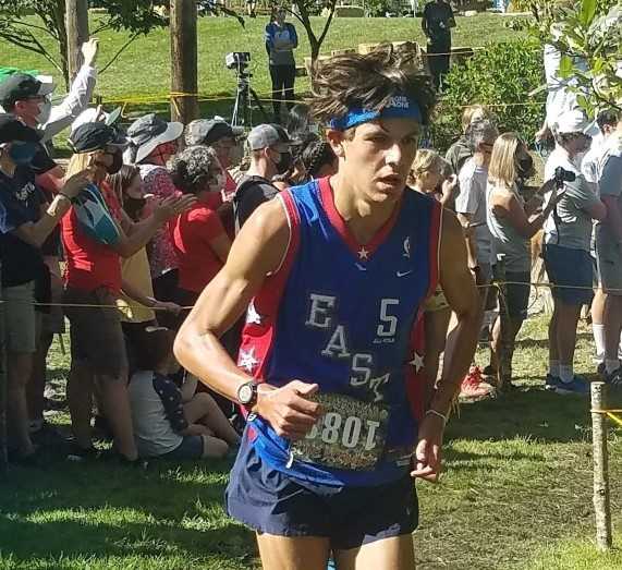 South Medford's Michael Maiorano improved his time by 15 seconds from last year at The Ultimook. (Photo by Andrew Millbrooke)