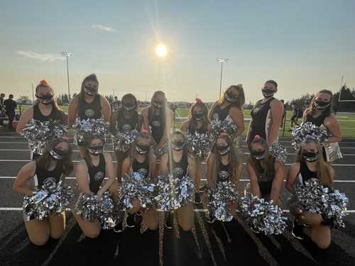 The inaugural dance team representing the Nelson Hawks.