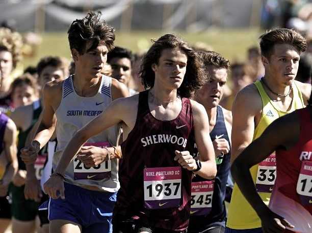 Sherwood senior James Crabtree (1937) has emerged as one of the 6A favorites this season. (Photo by Jon Olson)