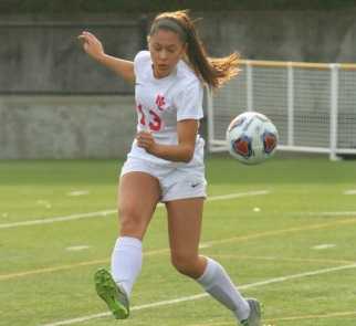 Senior Lauren Martines is part of a defensive line that has yielded a 5A-low eight goals. (NW Sports Photography)