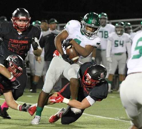 Reynolds sophomore Miles Wilson has rushed for 1,054 yards this season. (Photo courtesy Clackamas Touchdown Club)