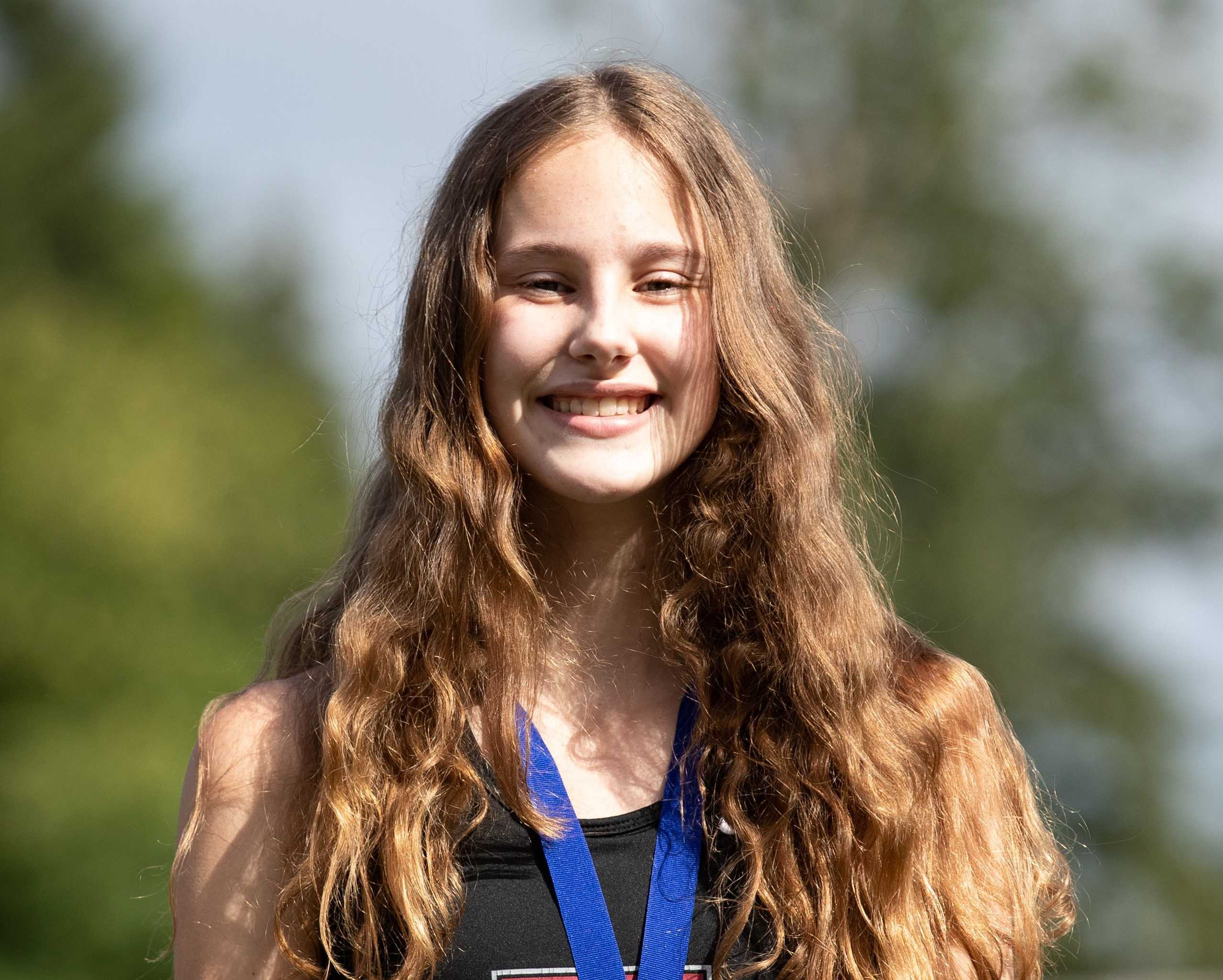 Tualatin's Kyra Bakke won the season-ending 6A meet as a freshman and placed fourth as a sophomore. (Howard Lao Photography)