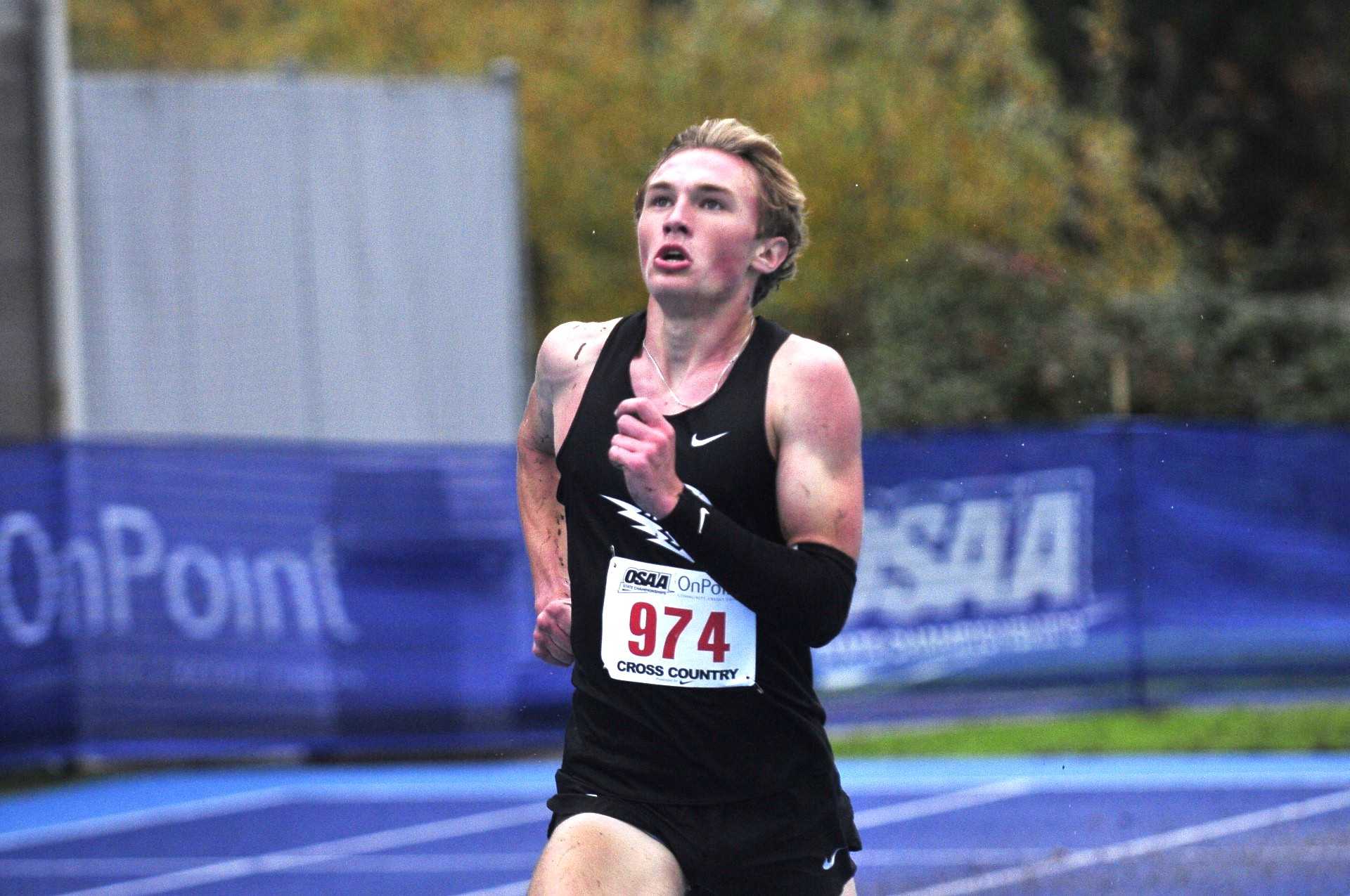 After placing fourth in the state meet last season, West Salem's Jack Meier finished first Saturday. (Photo by John Gunther)