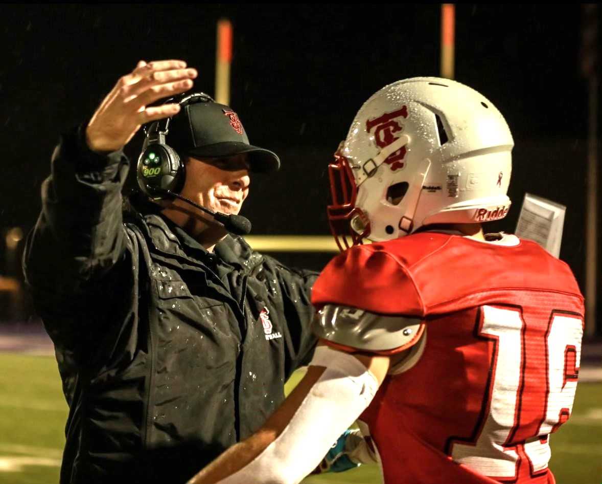 Kenzie Hansell compiled a 75-35 record in two stints as 2A Weston McEwen's football coach.  (Photo courtesy of Robert MacLean)