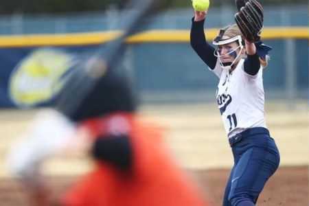 UCLA-bound pitcher Addisen Fisher has struck out 64 in 31 innings this season for Bend. (Photo by Heather Fisher)