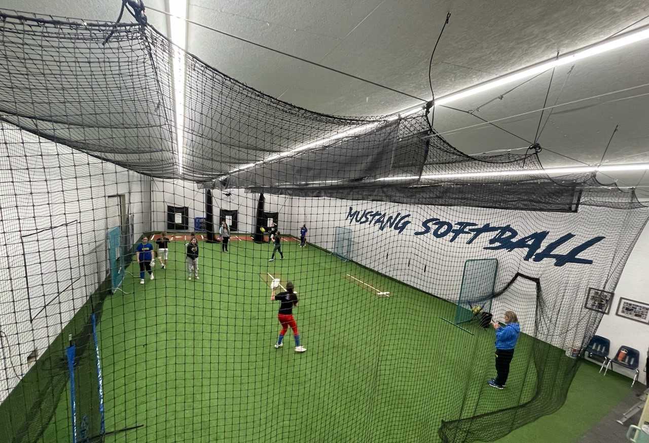 Heppner's 40x88-foot softball hitting facility was built in 2019.