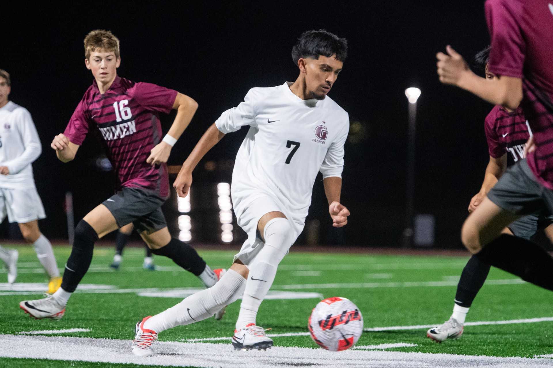 Glencoe senior Chente Spindola was player of the year in the 6A Pacific Conference last season. (News Times: John Lariviere)