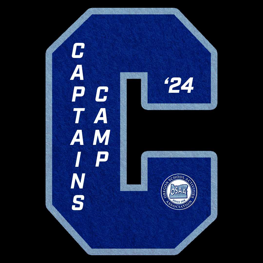 The Captains Camp sticker for the 2024 event.