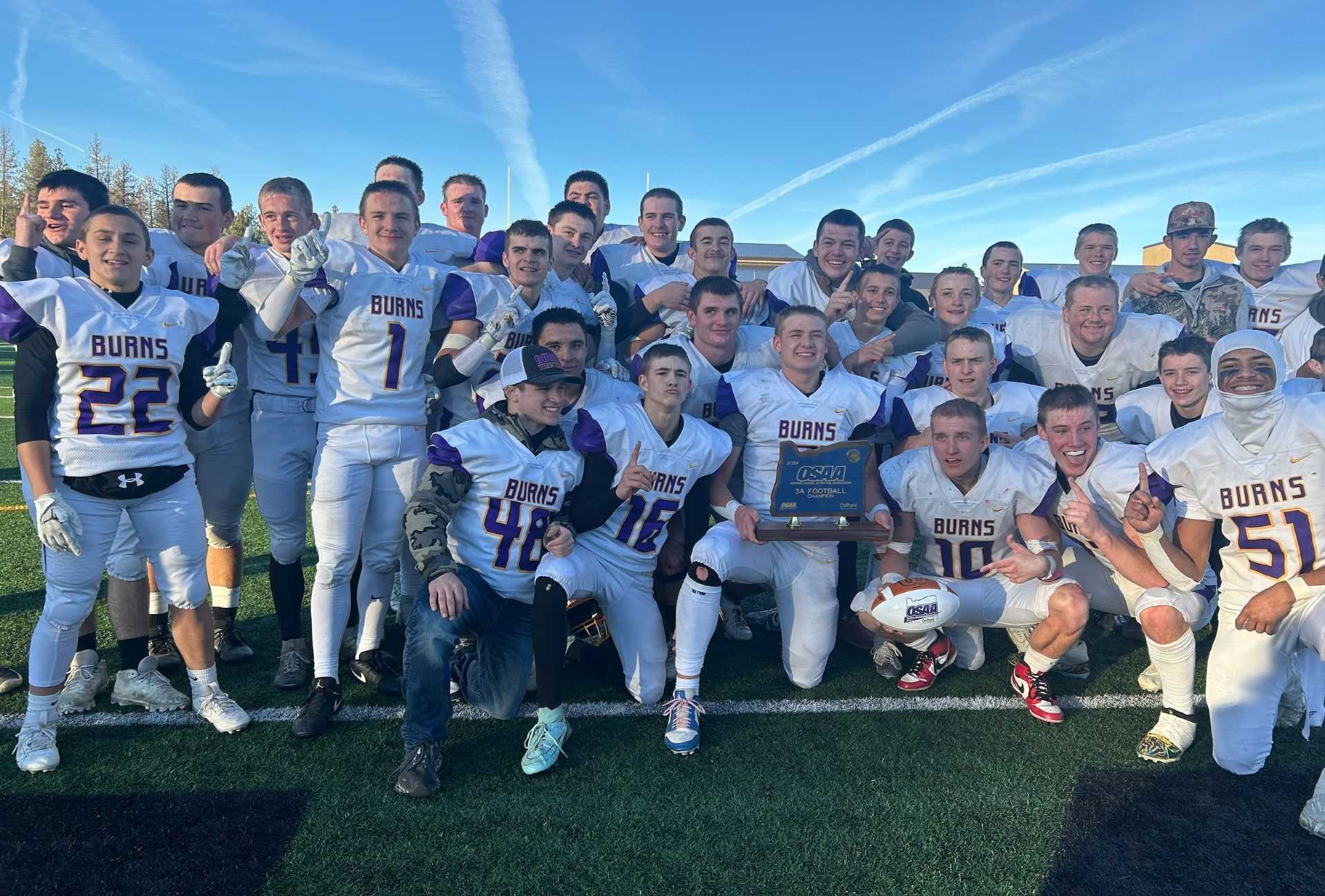 Burns defeated Vale 42-16 to win its second state football championship and first since 2014.