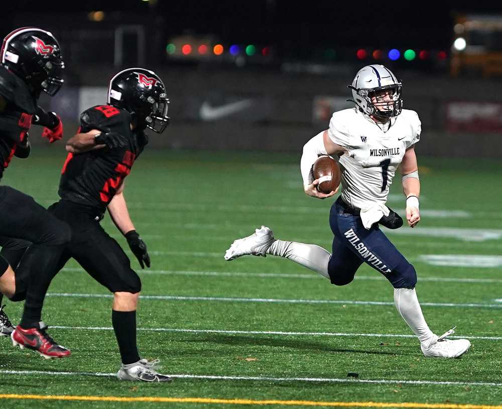 Wilsonville Sr. Mark Wiepert had an all-time great final game and also set the standard for passing yards and TDs (J.R. Olson)