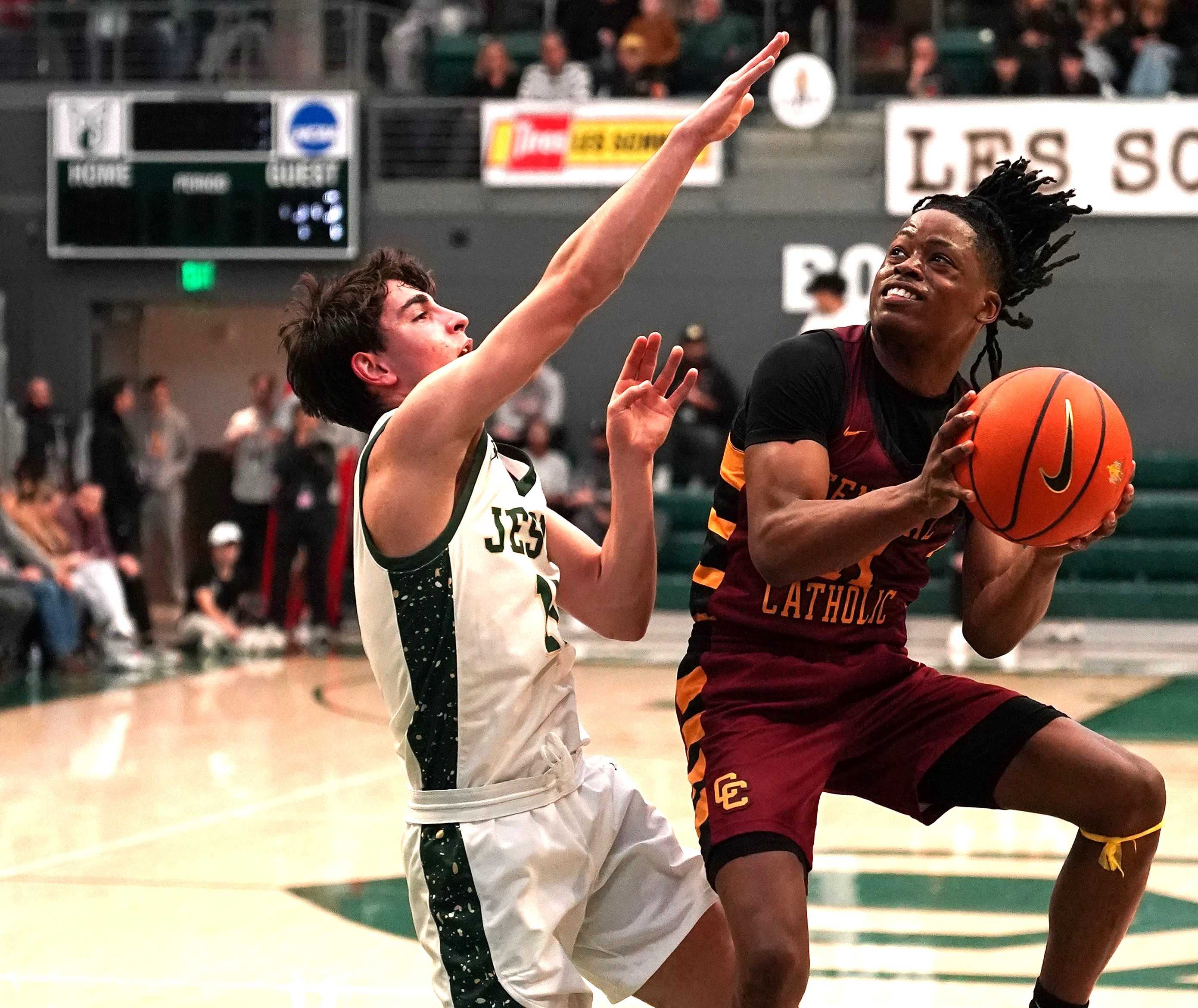 Central Catholic junior guard Zamir 'Bam' Paschal is averaging 14.8 points and 6.0 rebounds this season. (Photo by J.R. Olson)