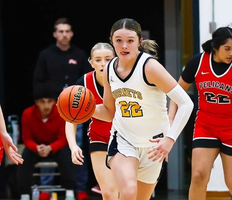 Senior forward Anna Harper, one of Henley's three returning starters, is averaging 11 points per game.(Photo courtesy Henley HS)