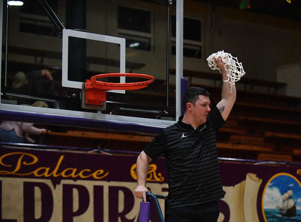 Westside tickled the twine for 32 minutes, then cut it down. Coach David Henry and the Eagles did it! (John Gunther)