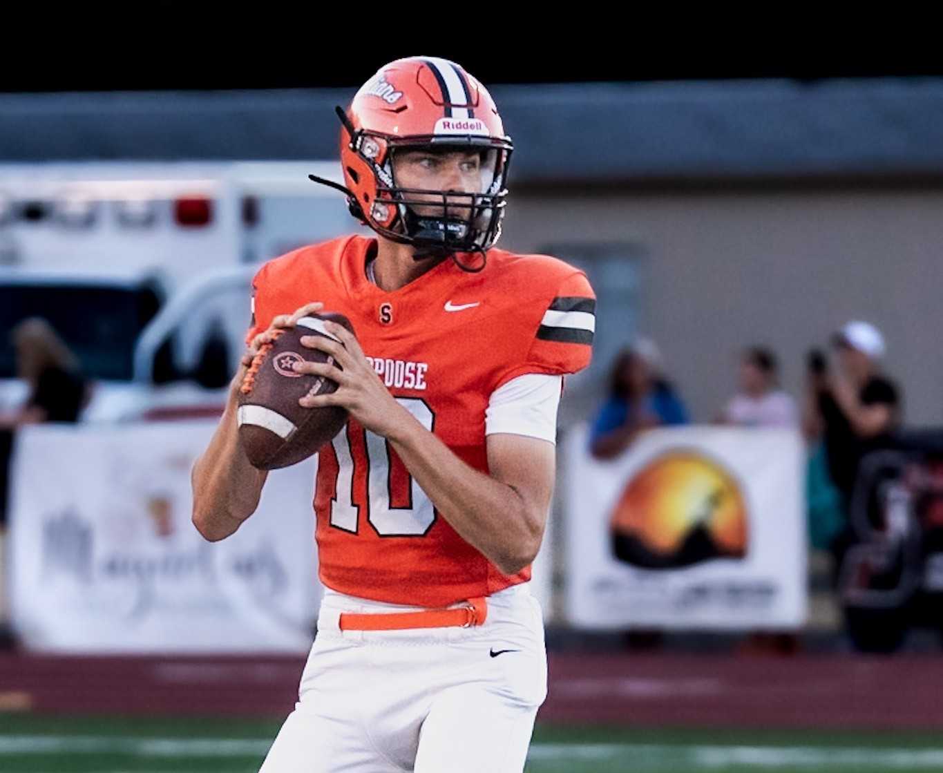 Scappoose junior Will Kessi has passed for seven touchdowns without an interception this season. (Photo by Josi Welter)