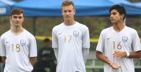 Avery Whipple (18), Riley Mellinger (17) and Edgar Monroy (16) are back to lead Corvallis. (NW Sports Photography)