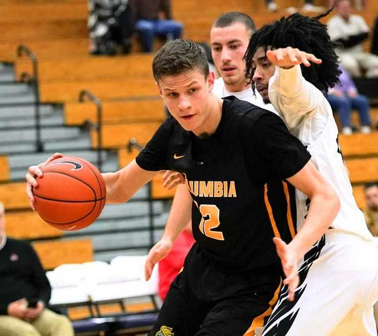 Columbia Christian sophomore Ben Gregg is averaging 24 points, 15 rebounds and five assists. (Photo by Jon Olson)