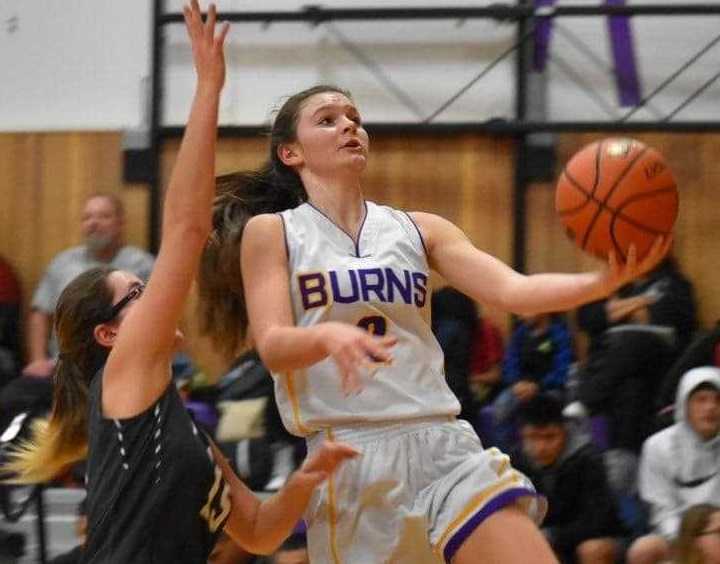 Burns sophomore guard Allie Hueckman is averaging 21.5 points per game.