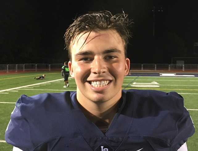 Jackson Laurent threw for four of his five touchdowns in the second quarter Friday. (Photo by Jerry Ulmer)