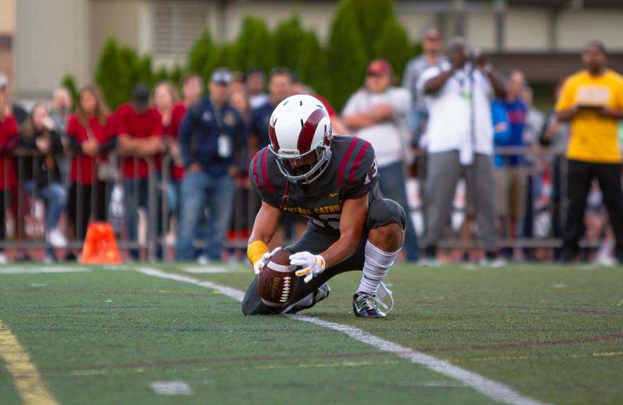 PATs. This photo of Central Catholic holder Kimo Hiu courtesy of Brad Cantor