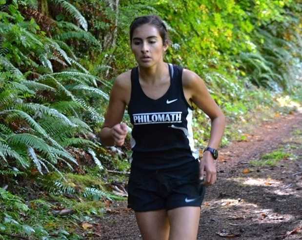 Philomath's Hanna Hernandez finished first in the Paul Mariman Invitational.
