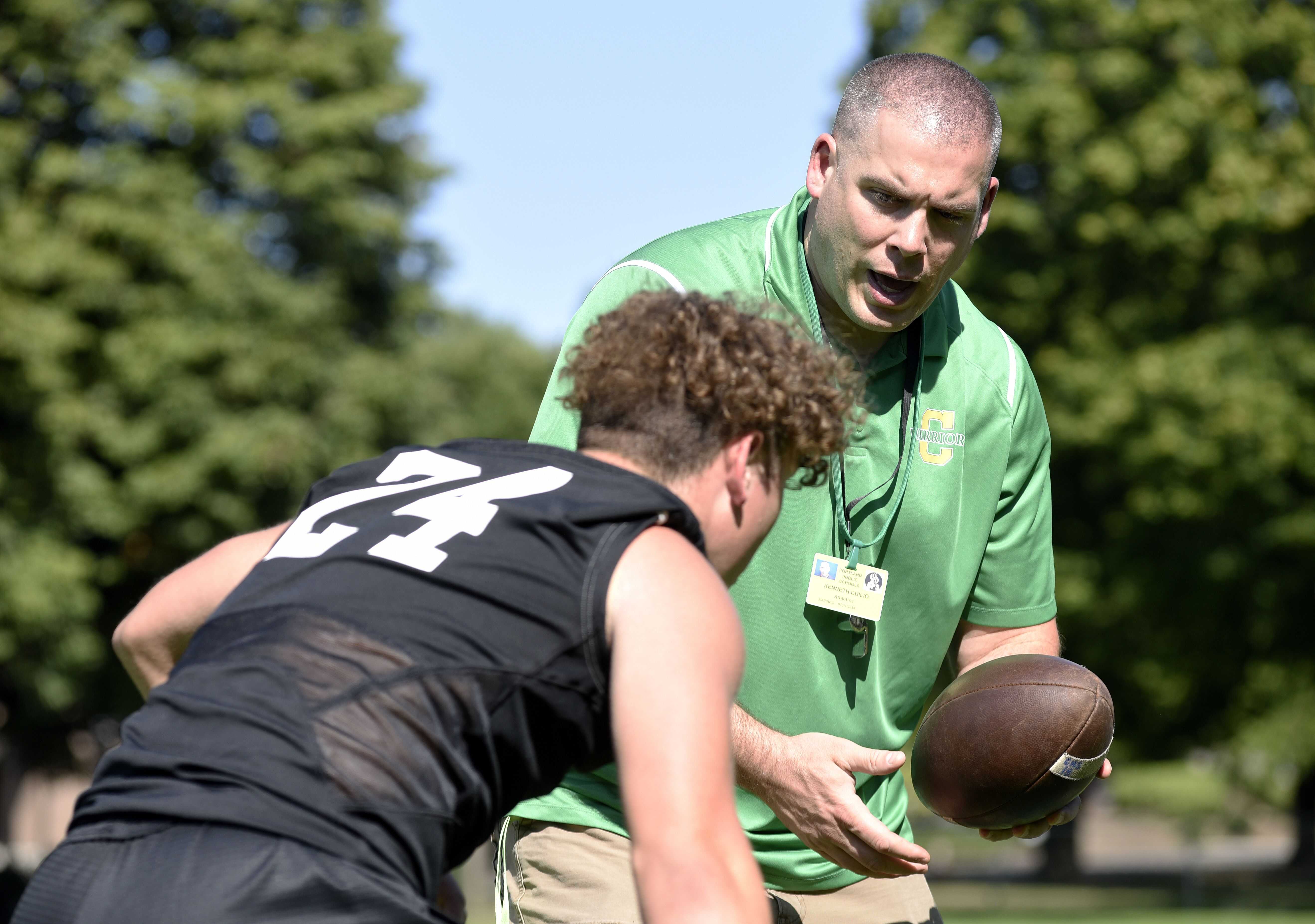 Ken Duilio, who took over as Cleveland's coach last year, supports returning to the PIL. (Rockne Roll/OregonLive)