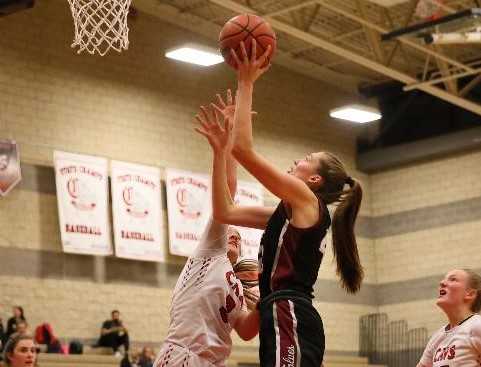 Tualatin's Natalie Lathrop is averaging 17.5 points, 9.2 rebounds and 4.2 blocks. (Photo by Emily Johansen)