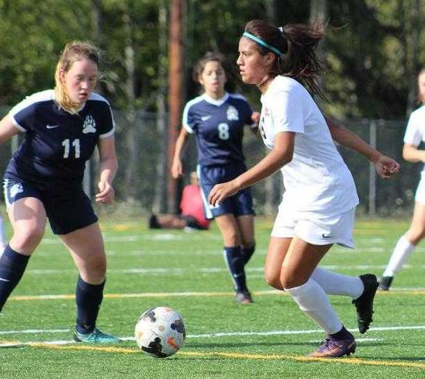 Chanel Garcia has returned after missing her junior season to lead South Albany in scoring. (Photo by Kari Burton)