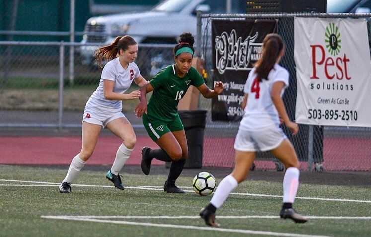 Gabi Brown has scored 20 goals this season for Tigard. (Photo by Ralph Greene)