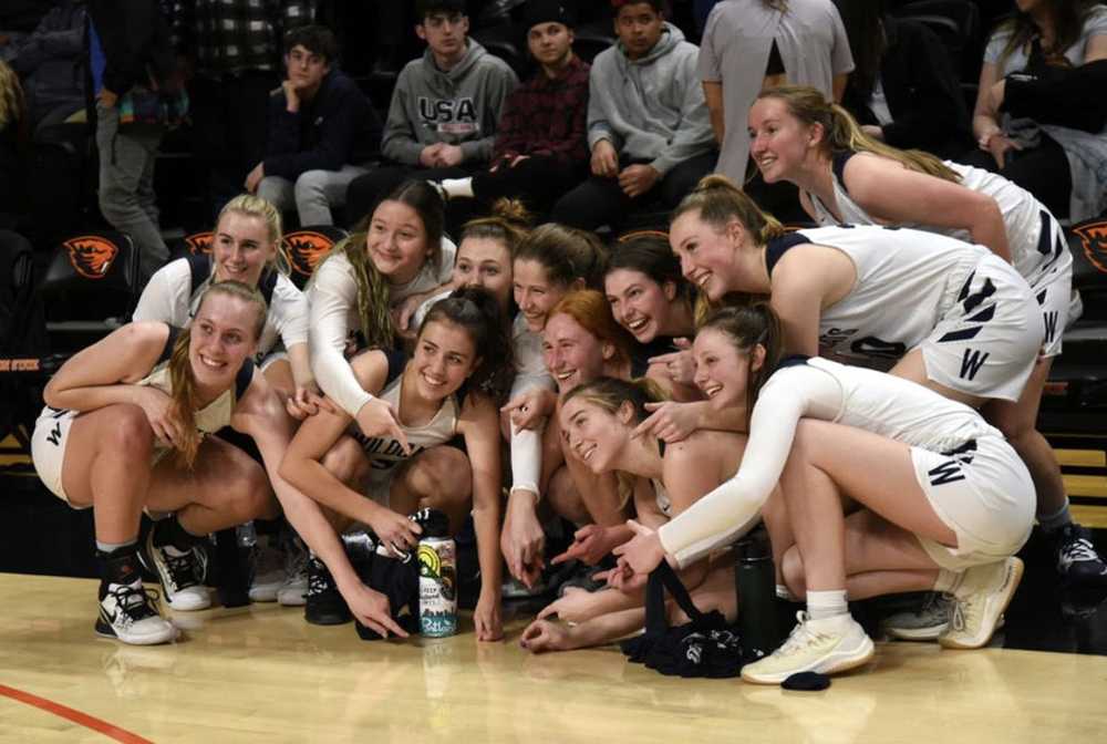 For Wilsonville's girls basketbal team: Smiles then tears; a memory etched in time