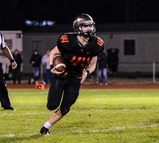 Scappoose senior Connor McNabb has rushed for 764 yards and eight touchdowns. (Photo by Josi Welter)