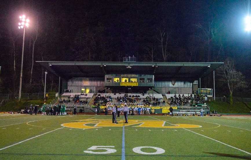 West Linn is adding seating areas on both sides of its stadium grandstand. (Ken Waz/ScorebookLive)