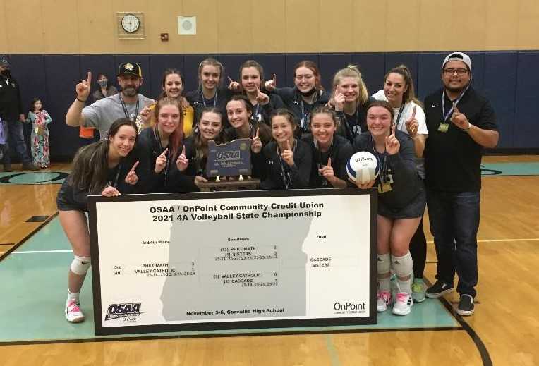 Two years removed from finishing with a 4-14 record, Cascade claimed the 4A volleyball state championship Saturday night.