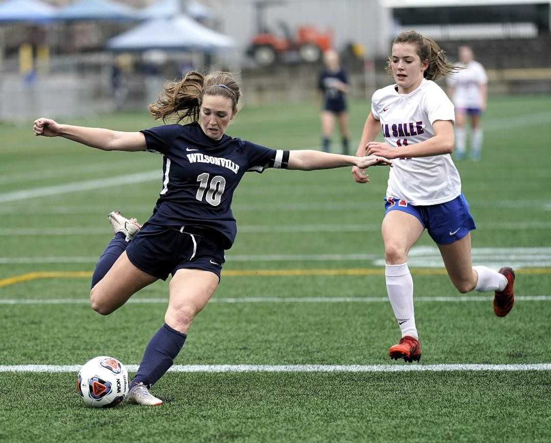 Wilsonville's Lindsey Antonson scored 51 goals as a senior, giving her a state career record 139. (Photo by Jon Olson)