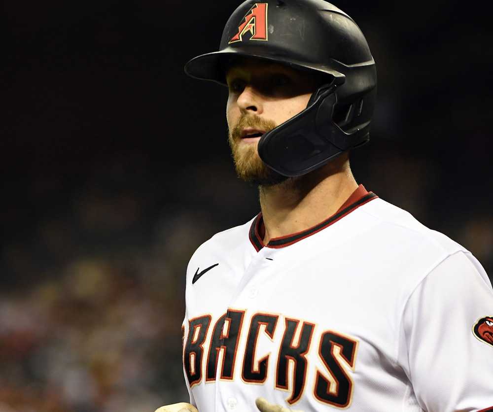 Cooper Hummel is in his first year in the majors, playing with Arizona (Jill Weisleder/Arizona Diamondbacks)