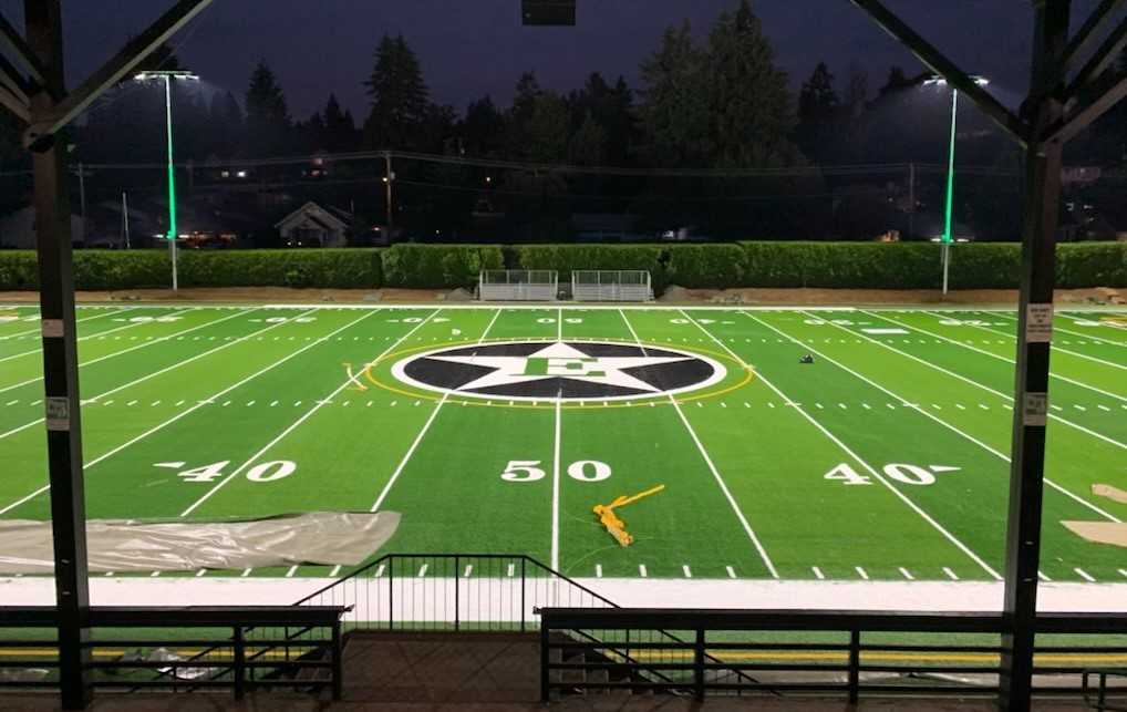 Estacada will christen its new artificial turf field Friday night when it plays host to Mazama. (Courtesy photo)