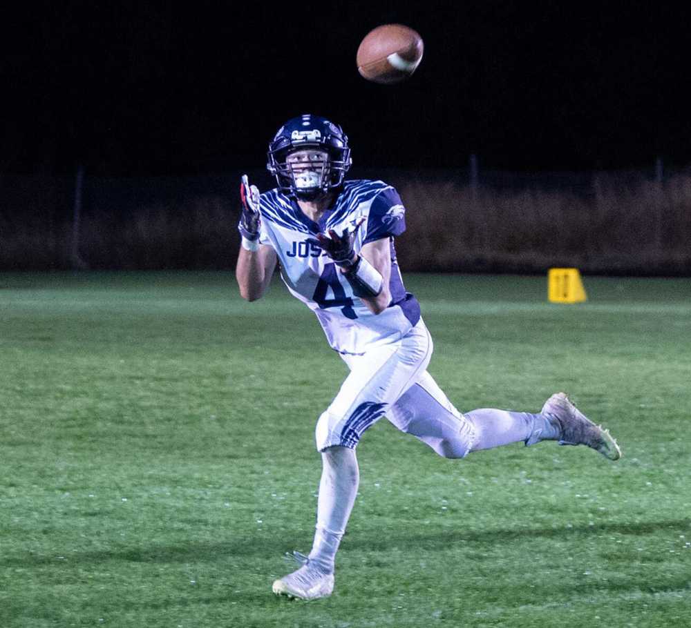Jaxon Grover's junior campaign at Joseph included leading the state in receiving yards through the nine-week regular season