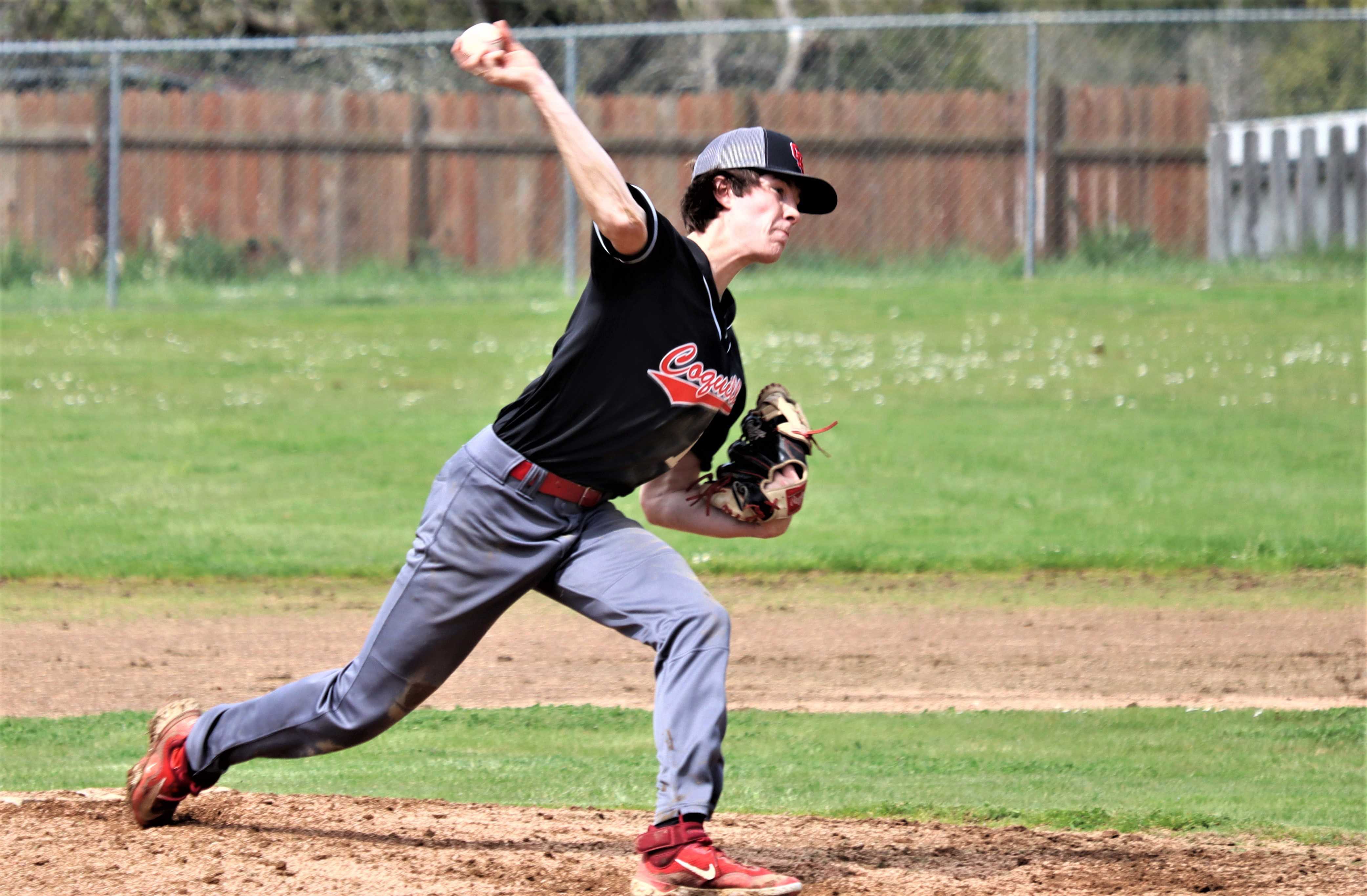 Coquille right Dean Tucker tossed a six-inning perfect game over Lakeview on April 22