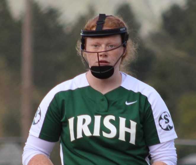 Junior pitcher Payton Burnham struck out 375 batters in 186 innings to lead Sheldon to the 6A title. (Photo by Tina Sams)