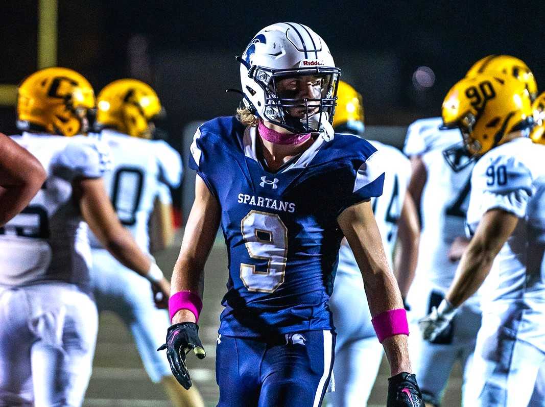 Marist Catholic senior Brady Bidwell leads his team in catches (53) and receiving yards (689). (Photo courtesy Marist Catholic)