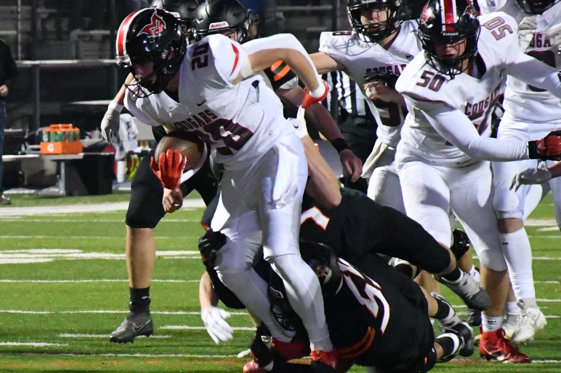 Mountain View's Angel Valenzuela rushed for 145 yards and two touchdowns on 26 carries Friday. (Photo by Jeremy McDonald)